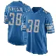 ＃38 Men's Nick Whiteside Blue Game Detroit Lions Team Color Jersey
