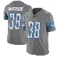 ＃38 Men's Nick Whiteside Limited Detroit Lions Color Rush Steel Vapor Untouchable Jersey