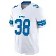 ＃38 Men's Nick Whiteside White Limited Detroit Lions Vapor F.U.S.E. 2nd Jersey