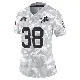 ＃38 Women's Nick Whiteside Arctic Camo Limited Detroit Lions 2024 Salute to Service Jersey