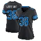 ＃38 Women's Nick Whiteside Black Game Detroit Lions Alternate 2nd Jersey