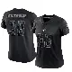 ＃38 Women's Nick Whiteside Black Limited Detroit Lions Reflective Jersey