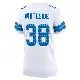 ＃38 Women's Nick Whiteside White Game Detroit Lions 2nd Jersey