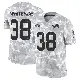 ＃38 Youth Nick Whiteside Arctic Camo Limited Detroit Lions 2024 Salute to Service Jersey