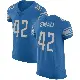 ＃42 Men's Jabari Small Blue Elite Detroit Lions Team Color Vapor Untouchable Jersey