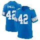 ＃42 Men's Jabari Small Blue Game Detroit Lions 2nd Jersey