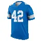 ＃42 Men's Jabari Small Blue Legend Detroit Lions 2nd Jersey