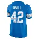 ＃42 Men's Jabari Small Blue Limited Detroit Lions Vapor F.U.S.E. 2nd Jersey