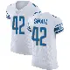 ＃42 Men's Jabari Small White Elite Detroit Lions Vapor Untouchable Jersey
