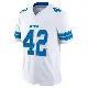 ＃42 Men's Jabari Small White Limited Detroit Lions Vapor F.U.S.E. 2nd Jersey