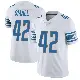 ＃42 Men's Jabari Small White Limited Detroit Lions Vapor Untouchable Jersey