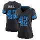 ＃42 Women's Jabari Small Black Game Detroit Lions Alternate 2nd Jersey