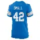 ＃42 Women's Jabari Small Blue Game Detroit Lions 2nd Jersey