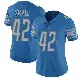 ＃42 Women's Jabari Small Blue Limited Detroit Lions Team Color Vapor Untouchable Jersey