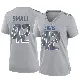 ＃42 Women's Jabari Small Gray Game Detroit Lions Atmosphere Fashion Jersey