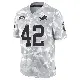 ＃42 Youth Jabari Small Arctic Camo Limited Detroit Lions 2024 Salute to Service Jersey