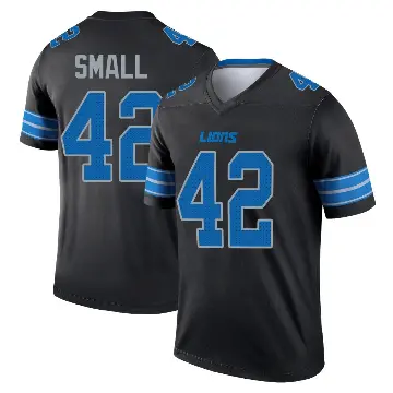 ＃42 Youth Jabari Small Black Legend Detroit Lions Jersey