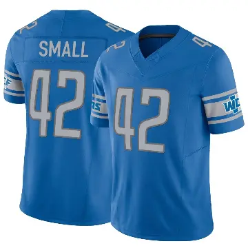 ＃42 Youth Jabari Small Blue Limited Detroit Lions Vapor F.U.S.E. Jersey
