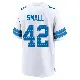 ＃42 Youth Jabari Small White Game Detroit Lions 2nd Jersey