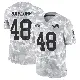 ＃48 Men's Jacob Saylors Arctic Camo Limited Detroit Lions 2024 Salute to Service Jersey