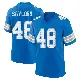 ＃48 Men's Jacob Saylors Blue Game Detroit Lions 2nd Jersey