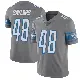 ＃48 Men's Jacob Saylors Limited Detroit Lions Color Rush Steel Vapor Untouchable Jersey