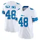 ＃48 Men's Jacob Saylors White Limited Detroit Lions Vapor F.U.S.E. 2nd Jersey