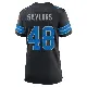 ＃48 Women's Jacob Saylors Black Game Detroit Lions Alternate 2nd Jersey