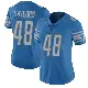 ＃48 Women's Jacob Saylors Blue Limited Detroit Lions Team Color Vapor Untouchable Jersey
