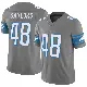 ＃48 Youth Jacob Saylors Limited Detroit Lions Silver Vapor F.U.S.E. Jersey