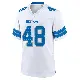 ＃48 Youth Jacob Saylors White Game Detroit Lions 2nd Jersey