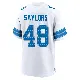 ＃48 Youth Jacob Saylors White Game Detroit Lions 2nd Jersey