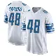 ＃48 Youth Jacob Saylors White Game Detroit Lions Jersey